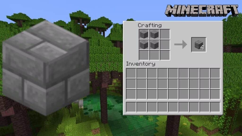 Aprende como hacer un corta piedra en Minecraft